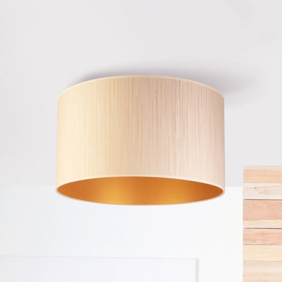 Plafón Essex, tela estructurada, oro