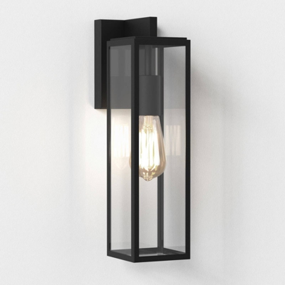 Astro Harvard Lantern aplique de exterior, negro