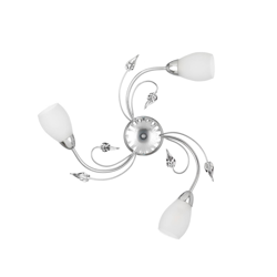 Plafón Lia, 3 luces, cromo en oferta