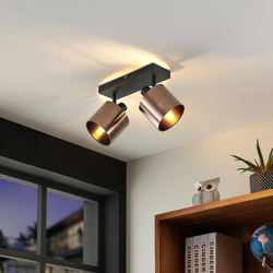 Lindby Joudy plafón, 2 luces, bronce oscuro precio