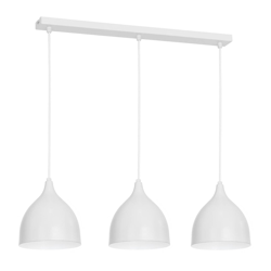 Lámpara colgante Nanu de metal gris claro 3 luces en oferta