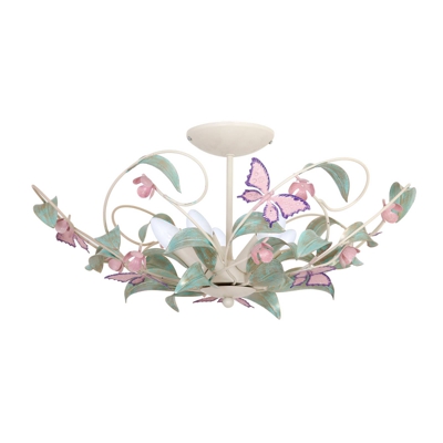Plafón Butterfly, 5 luces