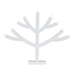 Candelabro Grene, 9 luces, blanco en oferta