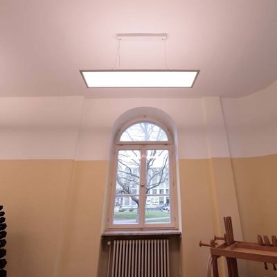 Lámpara colgante LED 3420, angular 4.000 K blanco