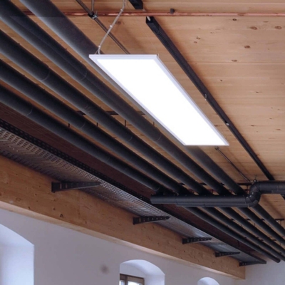 Lámpara colgante LED 3420, angular 3.000 K blanco