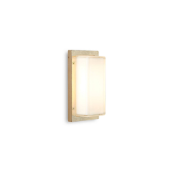 Aplique de exterior Ice Cubic 3410, latón natural en oferta