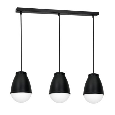 Lámpara colgante Tasso, vigas 3 luces