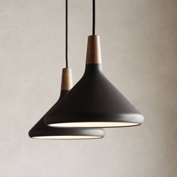 Lámpara colgante Nori Ø 27 cm, negro características