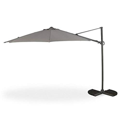 Mallorca - Parasol colgante (3,5 m), color gris en oferta