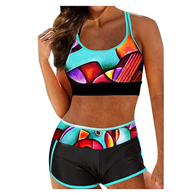 Rouped Boho Biquini Mujer,2pcs Bikinis Mujer Push up,Trajes de baño para Mujer 2021,Bikini Braga Alta,RY2134