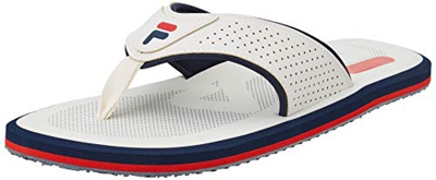 FILA Sunshine Coast men Sandalia Hombre, blanco (White/Fila Navy), 43 EU