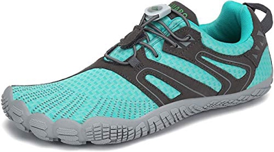 Minimalistas Zapatillas Hombre Mujer Barefoot Zapatillas Ligera Calzado Barefoot Cinco Dedos Zapatos de Trail Respirables Azul 41 EU