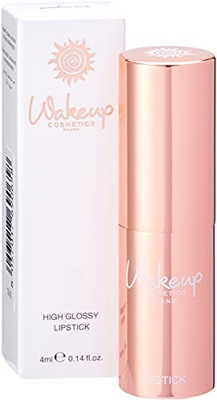 Wakeup Cosmetics Milano Pintalabios High Glossy con acabado efecto mojado y alta opacidad, burdeos