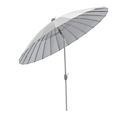 SORARA Parasol Sombrilla Jardin, Gris, Ø 260 cm en oferta
