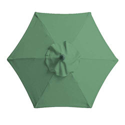 fenglei Sombrilla de repuesto para jardín, sombrilla redonda para jardín de playa, balcón o piscina (verde) precio