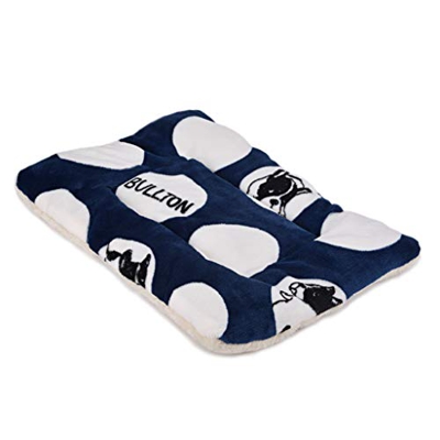 SEKAYISORE Alfombrilla de cama para perro y gato supersuave con estampados tridimensionales, franela de doble cara, lavable a máquina, almohadilla par