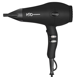 H2D Secador de pelo profesional iónico e infrarrojo, negro en oferta