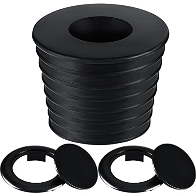 3 Cuñas de Poste de Paraguas y Cuñas de Cono de Paraguas Tapa Plástica de Agujero de Paraguas Anillo Negro para Agujero de Sombrilla Cono Tapón de Agu