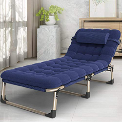 WUY al Aire Libre Plegable tumbonas Adulto Camping Cama Puede mentir Plana Oficina salón sillas Solo Cero Gravedad reclinable Silla jardín terraza sil características