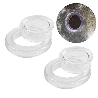 Skystuff 2 tapones de anillo para sombrilla de mesa de patio, 2 pulgadas, para cristal, exteriores, jardín, tienda, terraza