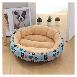 JULAN 100% Cama de Perro Cama de Gato de Peluche de Peluche,pequeña y Mediana,cálida,Copa de Mascotas,Almohadilla for Perros,en Invierno,Cama,Ajuste f características