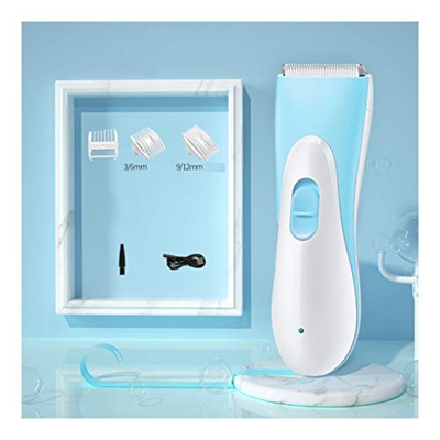 LZL Quiet Bebé Niños Corte de Pelo de Afeitar de Las podadoras de Pelo USB inalámbrico Recargable Pelo Trimmer Impermeable Pelo Clippers Conjunto