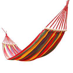 Coloridas hamacas Ligeras multifuncionales, hamacas Dobles portátiles de Tela de algodón para Silla Interior Cama Columpio al Aire Libre para 2 Person características