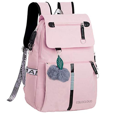 Mochila Escolar de Nylon de Moda para Mujer Mochila con Estampado Kawaii Mochila Escolar Niñas Mochila Impermeable Casual Mochila Escolar Adolescente 