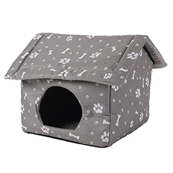 Xuanshengjia - Caseta impermeable para animales de compañía, casa de gato para casa de perro o de interior y exterior para animales de compañía, caset precio