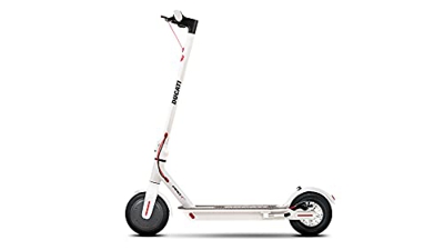 DUCATI - Patinete eléctrico Pro-I EVO White Edition; aplicación integrada, autonomía hasta 25 km, Motor de 350 W, batería de 289 WH, Peso: 12 kg, neum