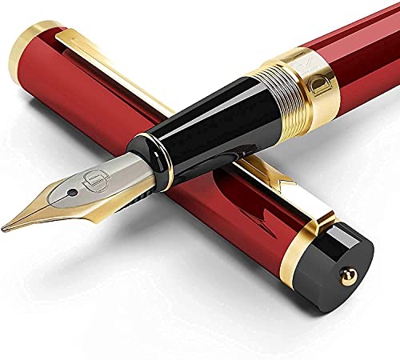 Dryden pluma estilográfica (Rojo Peligroso) clásico moderno edición limitada