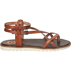 PORRONET - Sandalias Planas Romanas Cuero - Cuero para: Mujer Color: Cuero Talla: 39 en oferta