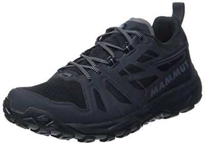 Mammut Saentis Low GTX, Zapatillas para Carreras de montaña Hombre, Black-Phantom, 44 2/3 EU