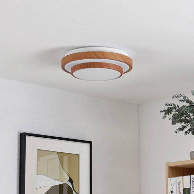 Lindby Vaako plafón LED, redondo, 29,5 cm