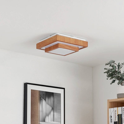 Lindby Tiril plafón LED, angular, 27 cm
