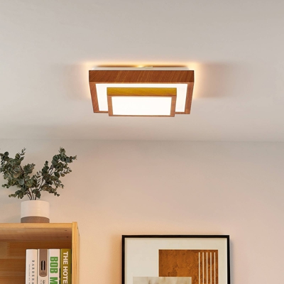 Lindby Tiril plafón LED, angular, 32 cm