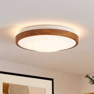 Lindby Mynte plafón LED, redondo, 29,5 cm