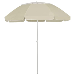 FAMIROSA Sombrilla de Playa Arena Amarillo 300 cm-3,15KG en oferta