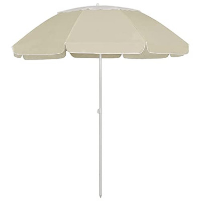FAMIROSA Sombrilla de Playa Arena Amarillo 300 cm-3,15KG