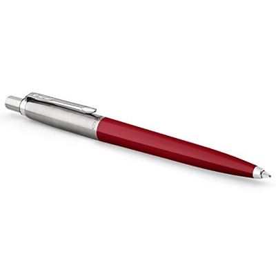 Parker Jotter Originals Colección de bolígrafos, acabado clásico rojo, punta mediana, tinta azul, una unidad