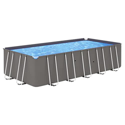 FAMIROSA Piscina con Estructura de Acero Antracita 540x270x122 cm-74,8KG precio