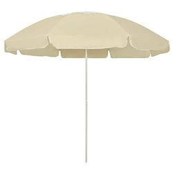 FAMIROSA Sombrilla de Playa Arena Amarillo 240 cm-2,1KG-4711 en oferta