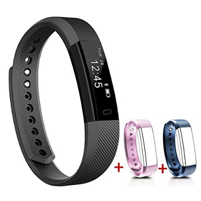 NAKOSITE SB2433 Reloj inteligente mujer hombre Smartwatch Pulsera actividad relojes Inteligentes deportivo, Podometro Contador de Pasos, Calorías, Sue