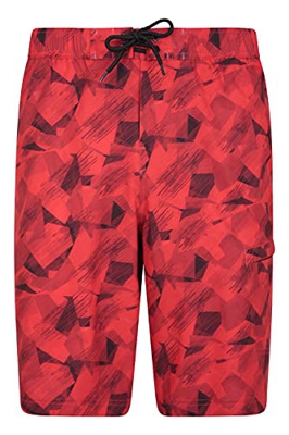 Mountain Warehouse Bañador Estampado para Hombre - Prenda elástica de Secado rápido con protección UV y Malla - Ideal para Vacaciones, Piscina y Depor