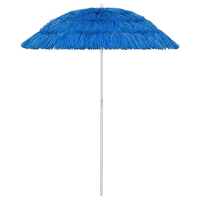 FAMIROSA Sombrilla de Playa Azul 180 cm-2,1KG