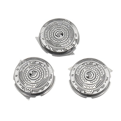 EgBert 3X Cuchillas De Afeitar De Repuesto Para Philips Norelco Speedxl Smarttouchxl Hq9 Razor