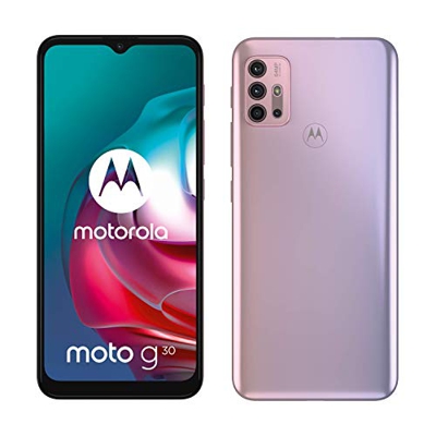 Motorola Moto g30 (Pantalla de 6.5" 90Hz, Qualcomm Snapdragon, sistema de cuatro cámaras de 64MP, batería de 5000 mAH, Dual SIM, 6/128 GB, Android 11)