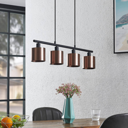 Lindby Joudy colgante, 4 luces, bronce oscuro precio