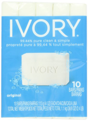 Ivory Original 10-Count: Bath Size Bars (4 Oz), 38.8 Ounce by Ivory características