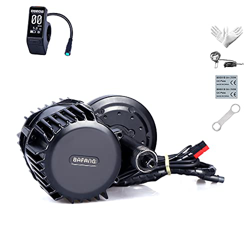 BAFANG BBSHD Motor Central 48V 52V 1000W 68MM 100MM 120MM de Bicicleta Eléctrica Kit de Conversión, Opcional Batería Hailong o Batería de Bastidor Tra precio